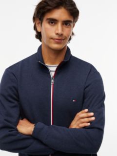 Global Stripe Terry Track Jacket — Blue 4