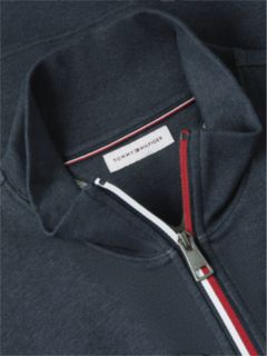 Global Stripe Terry Track Jacket — Blue 7