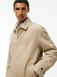Twill Relaxed Car Coat — Beige 3