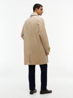 Twill Relaxed Car Coat — Beige 4