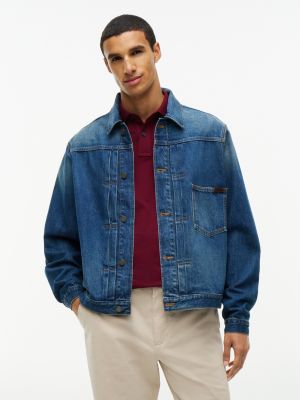 denim regular denim jacket for men tommy hilfiger