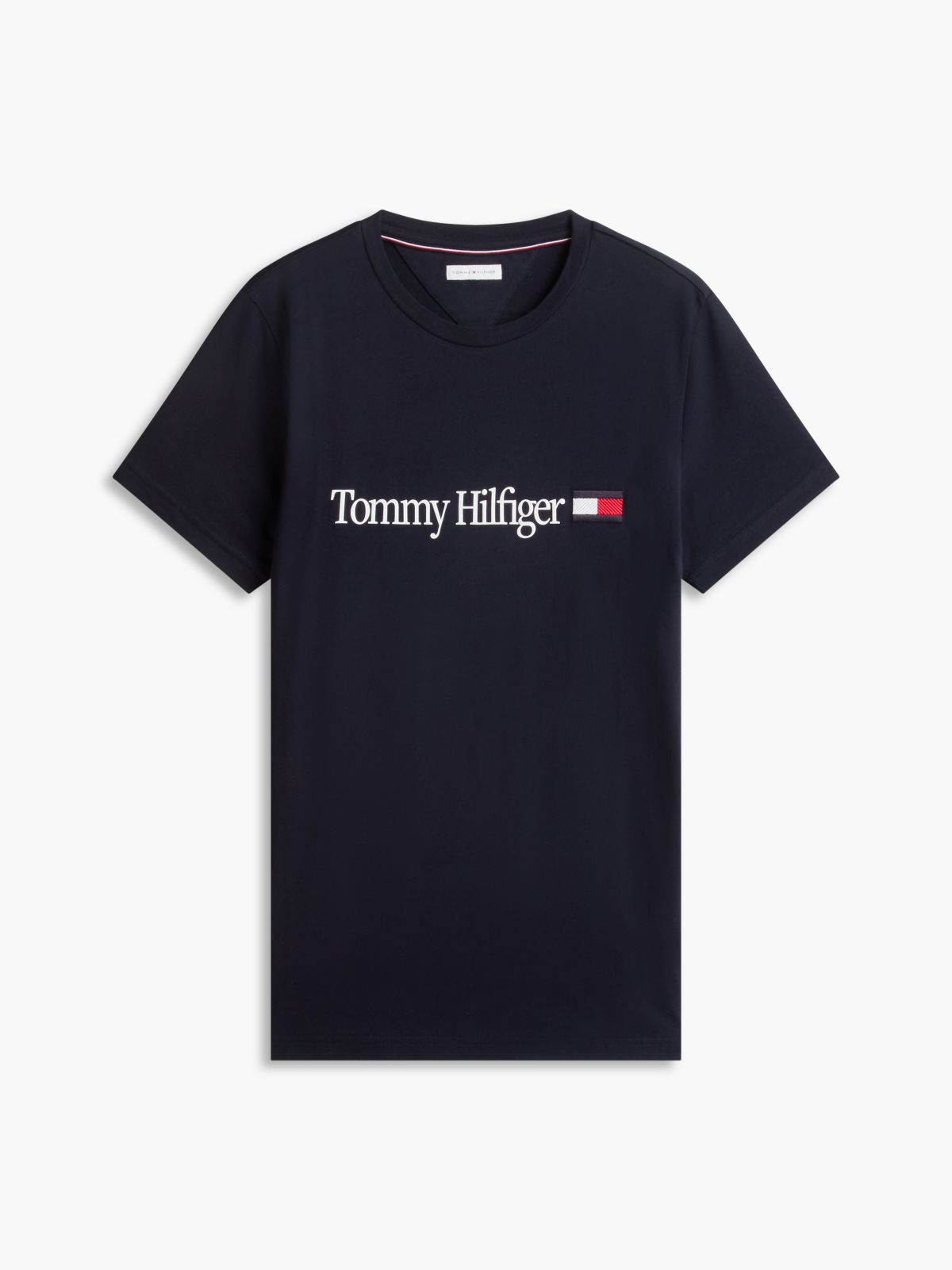 Logo Slim Jersey T-Shirt — Blue