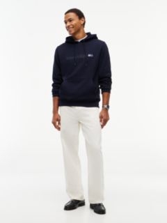 Logo Terry Drawstring Hoody — Blue 2