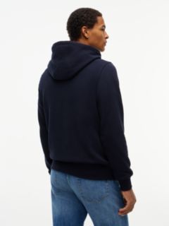 Logo Terry Drawstring Hoody — Blue 4