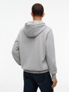 Logo Terry Drawstring Hoody — Grey 4