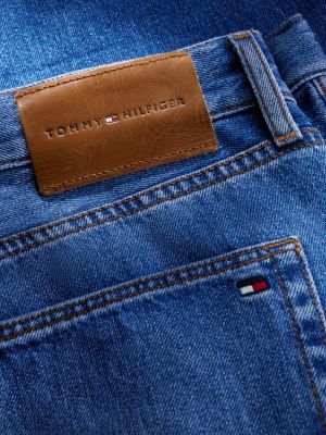 denim dover regular straight leg whiskered jeans for men tommy hilfiger
