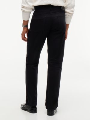 denim dover regular straight black jeans for men tommy hilfiger