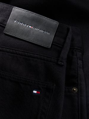denim dover regular straight black jeans for men tommy hilfiger