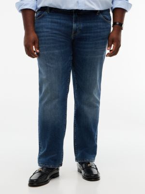 denim plus madison slim straight faded jeans for men tommy hilfiger