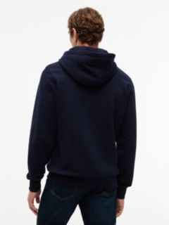 Stack Logo Terry Drawstring Hoody — Blue 4