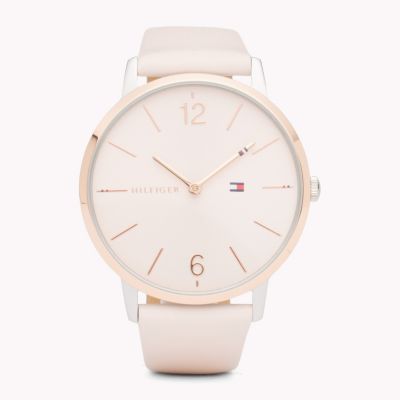 Alex Pink Leather Watch | PINK | Tommy 