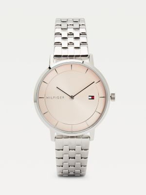 Women's silver tommy hilfiger on sale watches