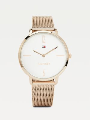 tommy hilfiger mesh strap watch