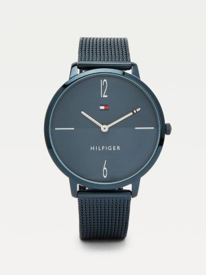 Blue Ionic Mesh Watch | BLUE | Tommy 
