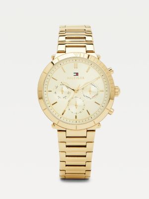 tommy watch gold