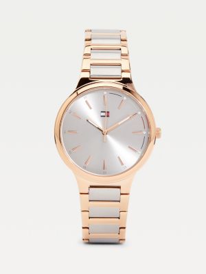 partikel købmand Rig mand Rose Gold Ionic-Plated Watch | SILVER | Tommy Hilfiger