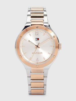 Tweekleurig horloge | GOUD | Tommy Hilfiger