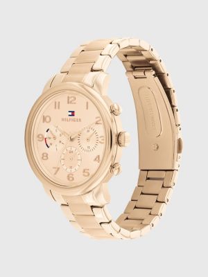 Carnation Gold Tone Stainless Steel Watch GOLD Tommy Hilfiger