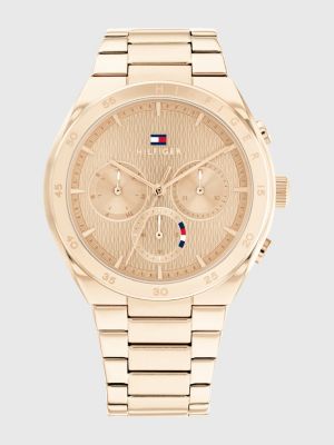 Hilfiger shop gold watch