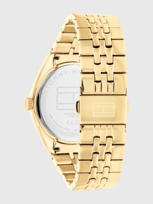 Tommy hilfiger gold plated deals bracelet watch