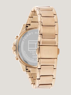 Tommy hilfiger women's on sale watch rose gold