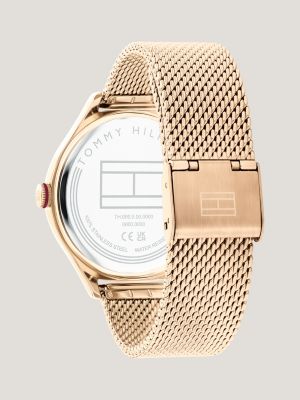 Reloj mujer Tommy Hilfiger 1782278 chapado en oro con cristales