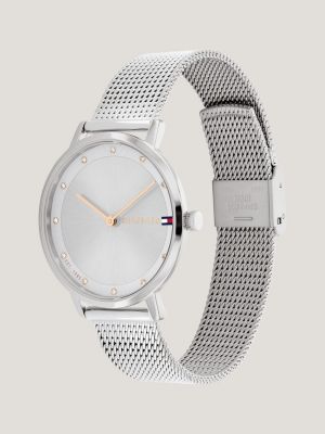 Tommy hilfiger mesh bracelet on sale watch