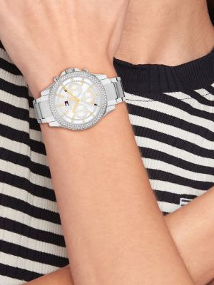 Tommy hilfiger best sale horloge dames zilver