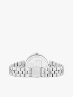 Silver-White Dial Stainless Steel Bracelet Watch — Silver 2