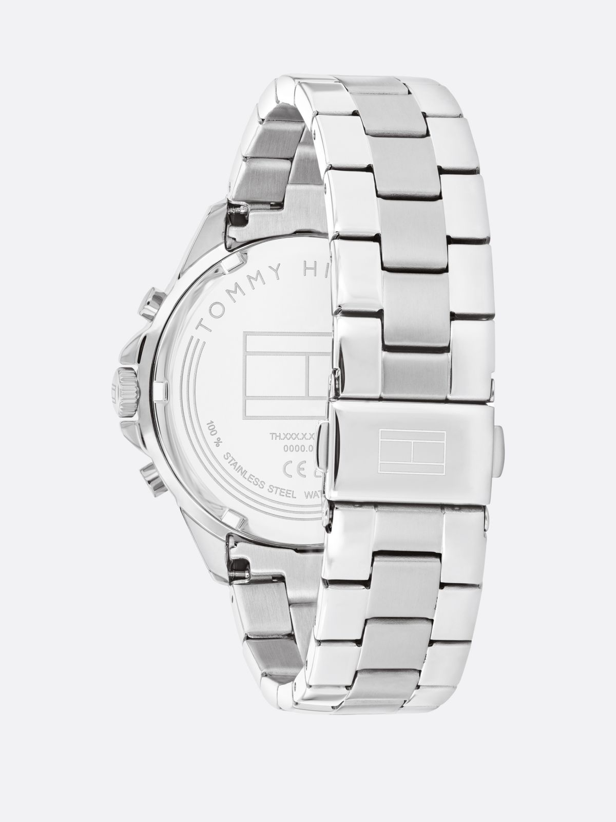 Stainless Steel Chain-Link Watch — Silver
