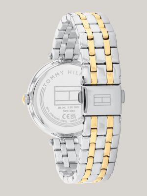 multi rose gold-plated bracelet watch for women tommy hilfiger