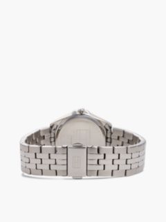 Stainless Steel Blue Dial Bracelet Watch — Silver 2