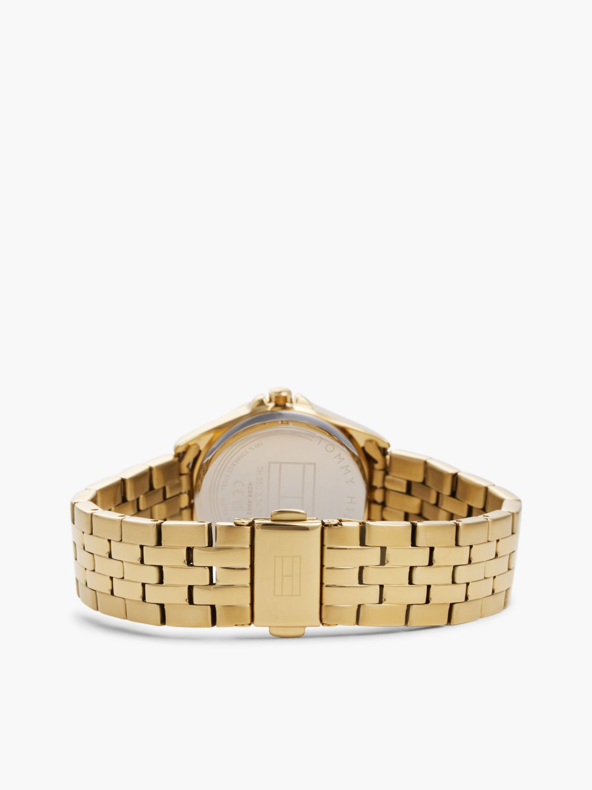 Ionic Gold-Plated White Dial Bracelet Watch — Gold