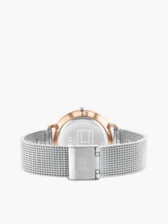 TH Monogram Two-Tone Mesh Strap Watch — Multi 2