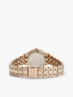 Carnation Gold-Plated Frosted Dial Chain-Link Watch — Gold 2