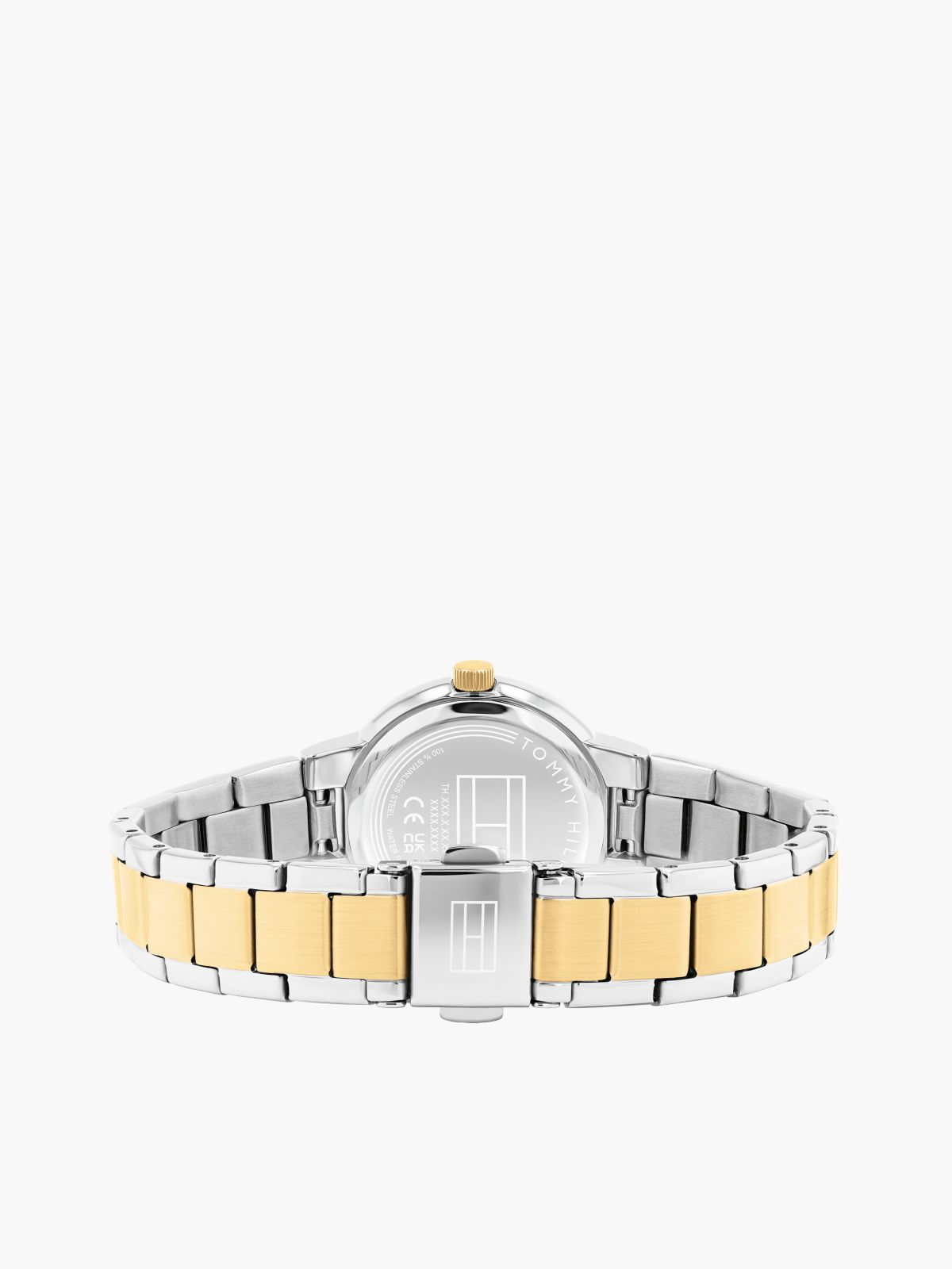 Two-Tone Gold-Plated Chain-Link Watch — Multi