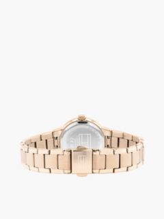 Carnation Gold-Plated Chain-Link Watch — Gold 2