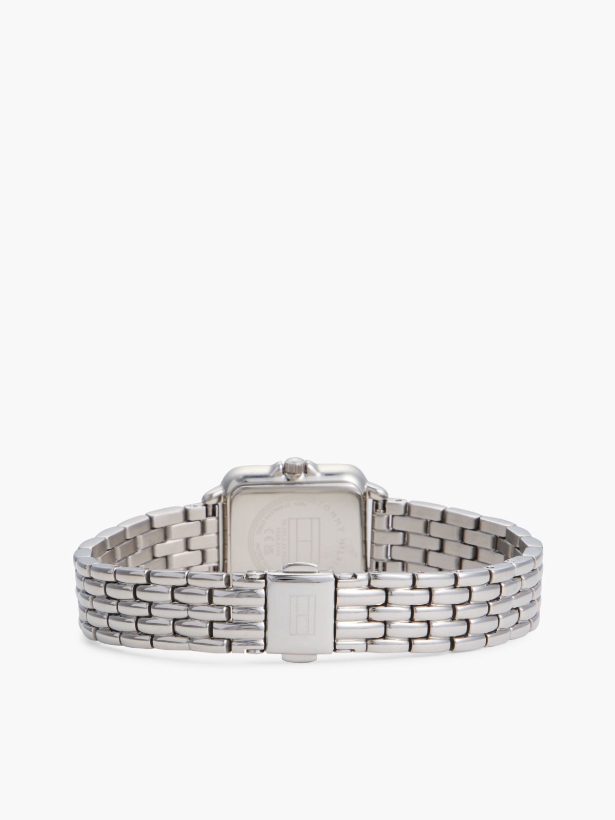 Mother-Of-Pearl Dial Stainless Steel Watch — Silver