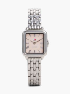 Mother-Of-Pearl Dial Stainless Steel Watch — Silver 1