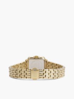 Black Mother-Of-Pearl Dial Gold-Plated Watch — Gold 2