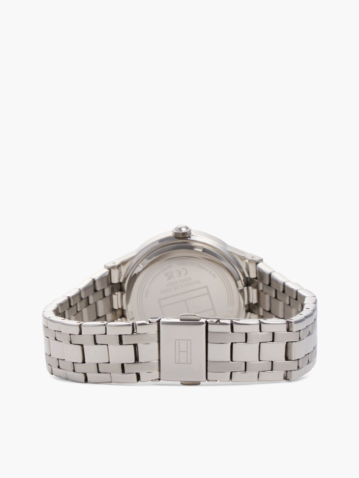 Geometric Bezel Stainless Steel Watch — Silver