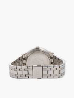 Geometric Bezel Stainless Steel Watch — Silver 2