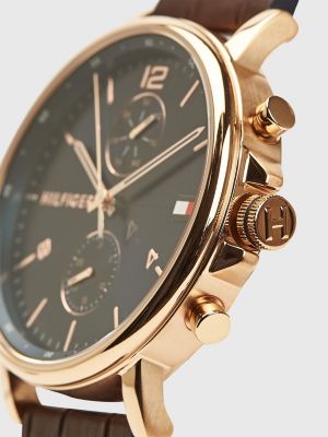 Mens tommy shop hilfiger gold watch