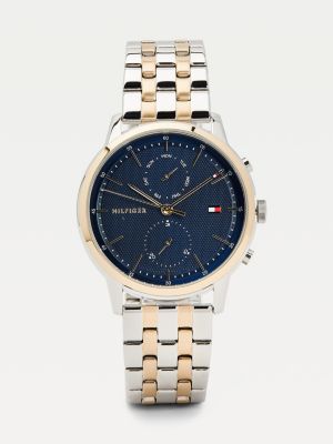 tommy hilfiger two tone watch