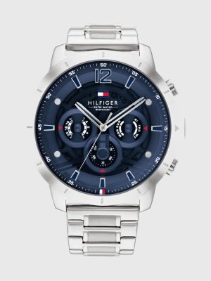 Er brændstof ligevægt Stainless Steel Chronograph Dial Watch | SILVER | Tommy Hilfiger