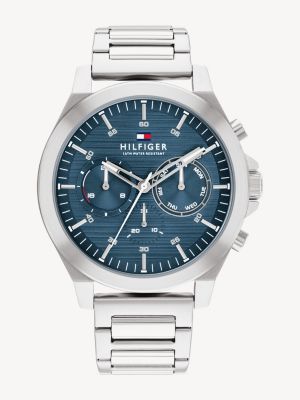 Tissot PRC 200 Orologio Uomo Al Quarzo, Cassa Acciaio, Quadrante Argentato, Bracciale In Acciaio, Impermeabile 200m