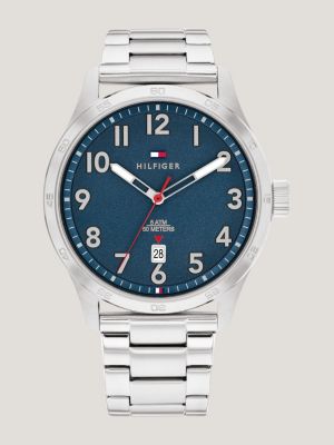 Tommy hilfiger horloge zilver heren new arrivals