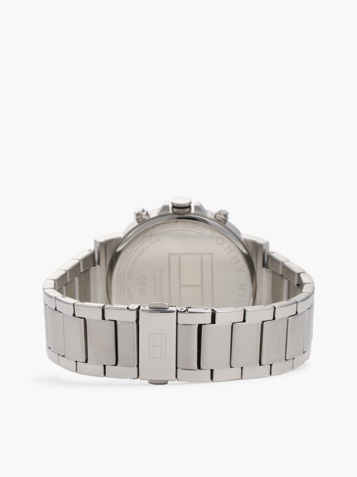 Rose Gold-Plated Stainless Steel Watch — Silver