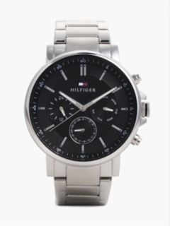 Rose Gold-Plated Stainless Steel Watch — Silver 1