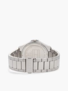 Blue Dial Stainless Steel Watch — Silver 2
